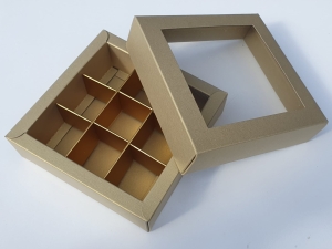 Opakowanie Gloria - karton ozdobny Curious Metallics + szybka pet