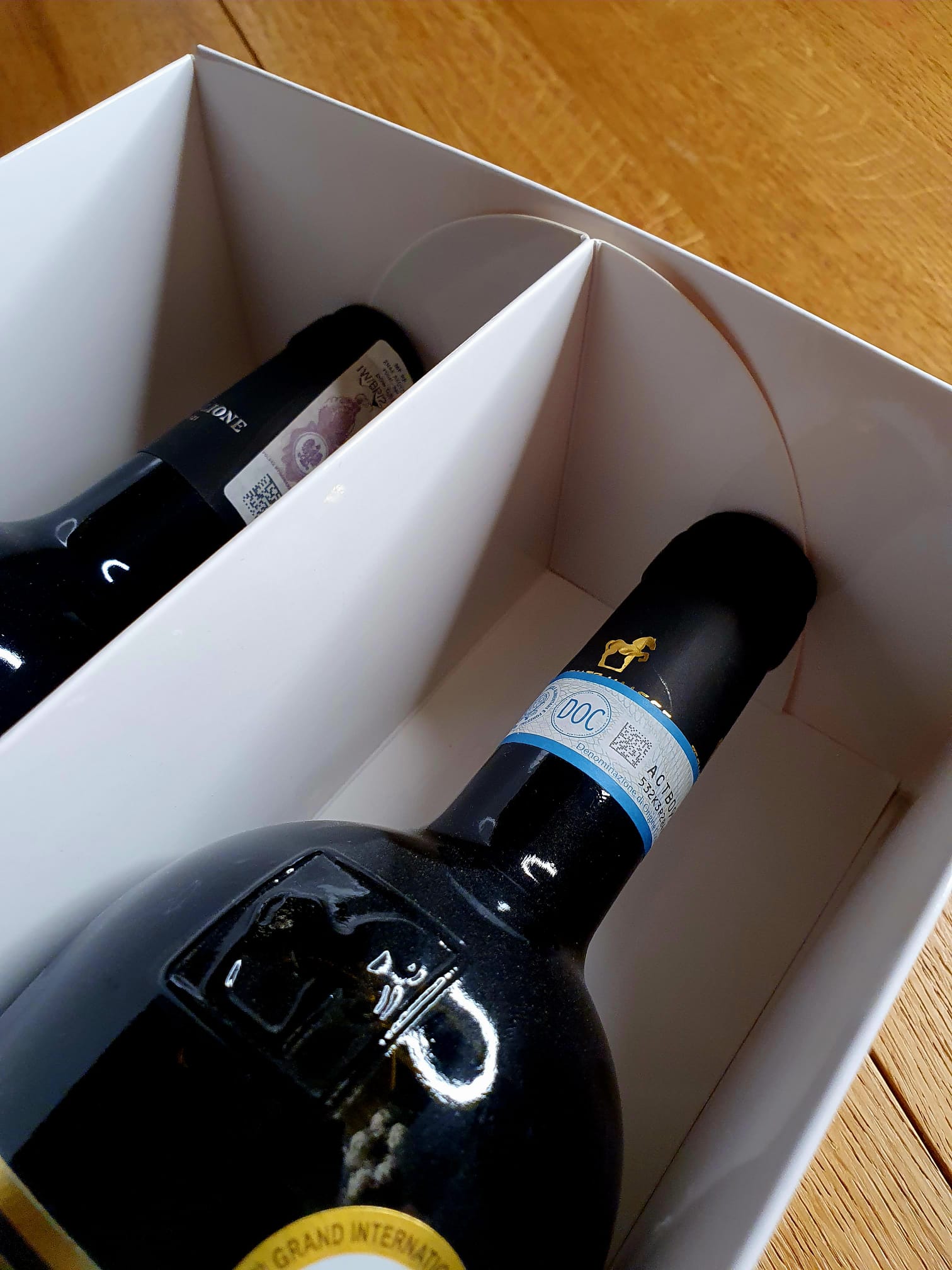 Prestiżowe opakowanie na wino