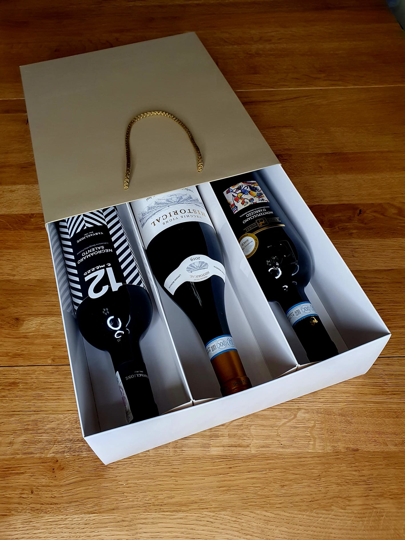 Prestiżowe opakowanie na wino