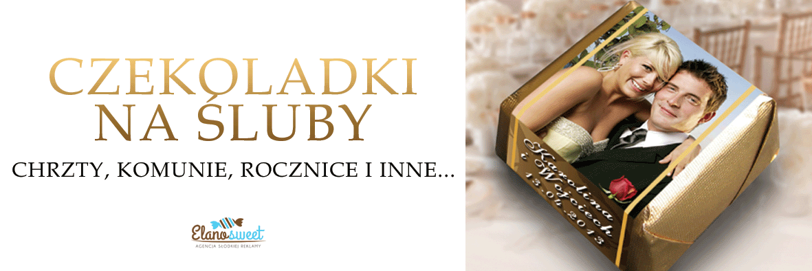 Czekoladki na śluby, Chrzty, Komunie i inne okazje